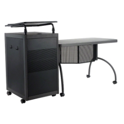 Oklahoma Sound TWP Teacher's WorkPod Desk and Lectern Kit OS-TWP av cart, a/v cart, audio visual cart, workpod, workpod lectern, workpod desk, teachers desk