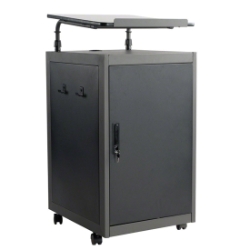 Oklahoma Sound TWPL Teacher's WorkPod Lectern OS-TWPL av cart, a/v cart, audio visual cart, workpod, workpod lectern