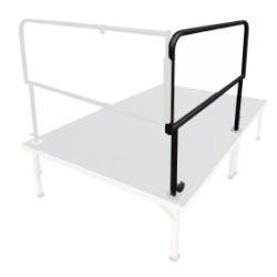 ProFlex Feather-Lite 4' Stage Guard Rail, Single FL4X4GR portable stage guardrails, feather-lite guard rail