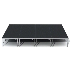 ProFlex Feather-Lite 12'x16' Portable Stage FLSTAGE121624I 12x16, 12 x 16, adjustable height stage, small stage, indoor stage, outdoor stage, multi-height stage, proflex platform, proflex legs, 192 square feet, 192 feet