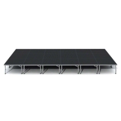 ProFlex Feather-Lite 12'x24' Portable Stage FLSTAGE122424I 12x24, 12 x 24, adjustable height stage, small stage, indoor stage, outdoor stage, multi-height stage, proflex platform, proflex legs, 288 square feet, 288 feet
