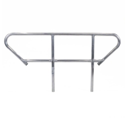 ProFlex Handrails for 2-Step (PFASTR2) Adjustable-Height Stairs (2-pack) PF2ASTGR2 portable stage steps, stairs, guard rails, guardrails, bannister, handrail, stair rail