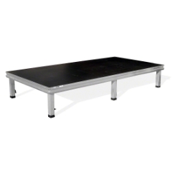 ProFlex 4'x8' Indoor/Outdoor Portable Stage Unit PF32I 8x4, 4x8, adjustable height stage, small stage, indoor stage, outdoor stage, multi-height stage, proflex platform, proflex legs, 32 square feet, 32 feet