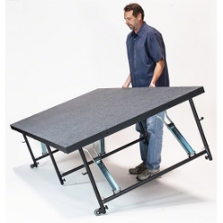 Staging 101 4'x8' Stage Panel with Wheels, 16