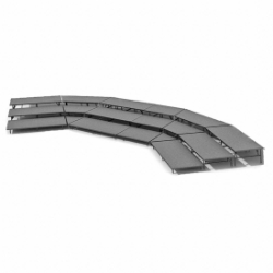 Staging 101 3-Tier Seated Riser System - 39' Long (fits 54 Chairs) SWSHWS-3SR choral risers, chorus risers, choir risers, standing risers, seated risers, band risers, school risers, choir stage risers