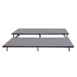 Staging 101 2-Tier 8' Wide Seated Riser Straight Section (48