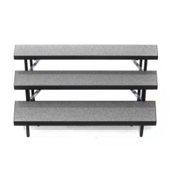 Staging 101 3-Tier Wedged Standing Choral Risers S3WC 