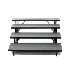 Staging 101 4-Tier Wedged Standing Choral Risers S4WC 
