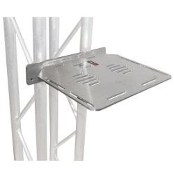 ProX Aluminum Truss Shelf with Dual O-Style Pro Clamps PRX-XT-SHELF global truss, euro truss, eurotruss, dura truss, duratruss, DT-F34 SHELF