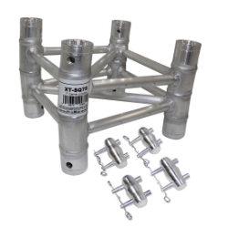 ProX F34 Square Truss 2-Way 7.5-Degree Angle Connector PRX-XT-SQ7D global truss, euro truss, eurotruss, dura truss, duratruss
