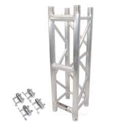 ProX F34 Pro Square Truss Ladder Straight Segment - 1 Meter PRX-XT-SQPL328 global truss, euro truss, eurotruss, dura truss, duratruss