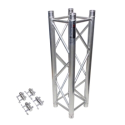ProX F34 Square Truss Straight Segment - 1 Meter PRX-XT-SQ328 SQ-4110, SQ4110, AL34100, PF2Q1, global truss, euro truss, eurotruss, dura truss, duratruss