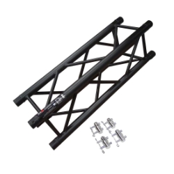 ProX F34 Square Truss Straight Segment Matte Black - 1 Meter PRX-XT-SQ328BLK SQ-4110 MTE/BLK, SQ4110MTE/BLK, AL34100, global truss, euro truss, eurotruss, dura truss, duratruss, PF2Q1