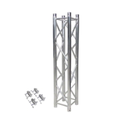 ProX F34 Square Truss Straight Segment - 1.25 Meter PRX-XT-SQ410 SQ-4111-1250, SQ4111-1250, global truss, euro truss, eurotruss, dura truss, duratruss