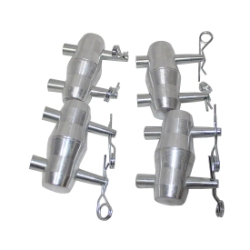 ProX Truss Double-Ended Conical Connector (4-Pack) PRX-XT-CP-PAC3 XT-CP-PAC3 Pack,  COUPLER, CC-2, PFCC, global truss, euro truss, eurotruss, dura truss, duratruss