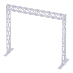 ProX EXPO 10'x20' Goal Post Finish Line F34 Square Truss Package PRX-XTP-PGP1 10x20, 10 x 20 portable stage trussing, exhibitor booth, finish line, TSGP20x10
